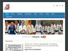 Tablet Screenshot of judosundsvall.com